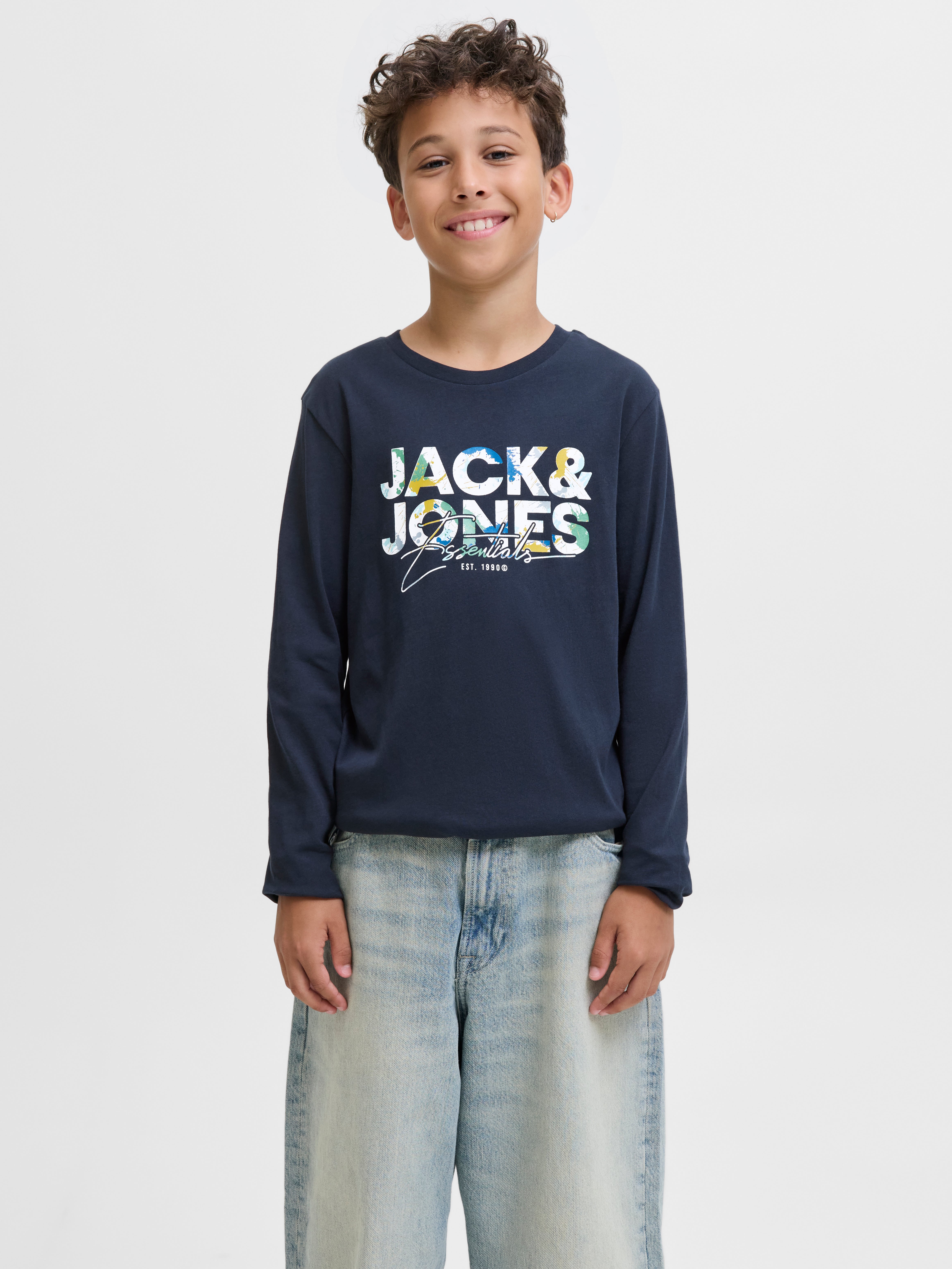 2er-pack Logo Langarm-t-shirt