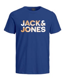 Jack & Jones 5-pack Ronde hals T-shirts -Beacon Blue - 12288558