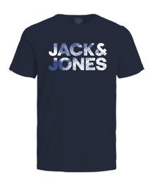 Jack & Jones 5-pack Ronde hals T-shirts -Beacon Blue - 12288558