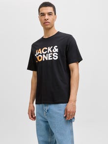 Jack & Jones 5-pack Crew neck T-shirt -Beacon Blue - 12288558