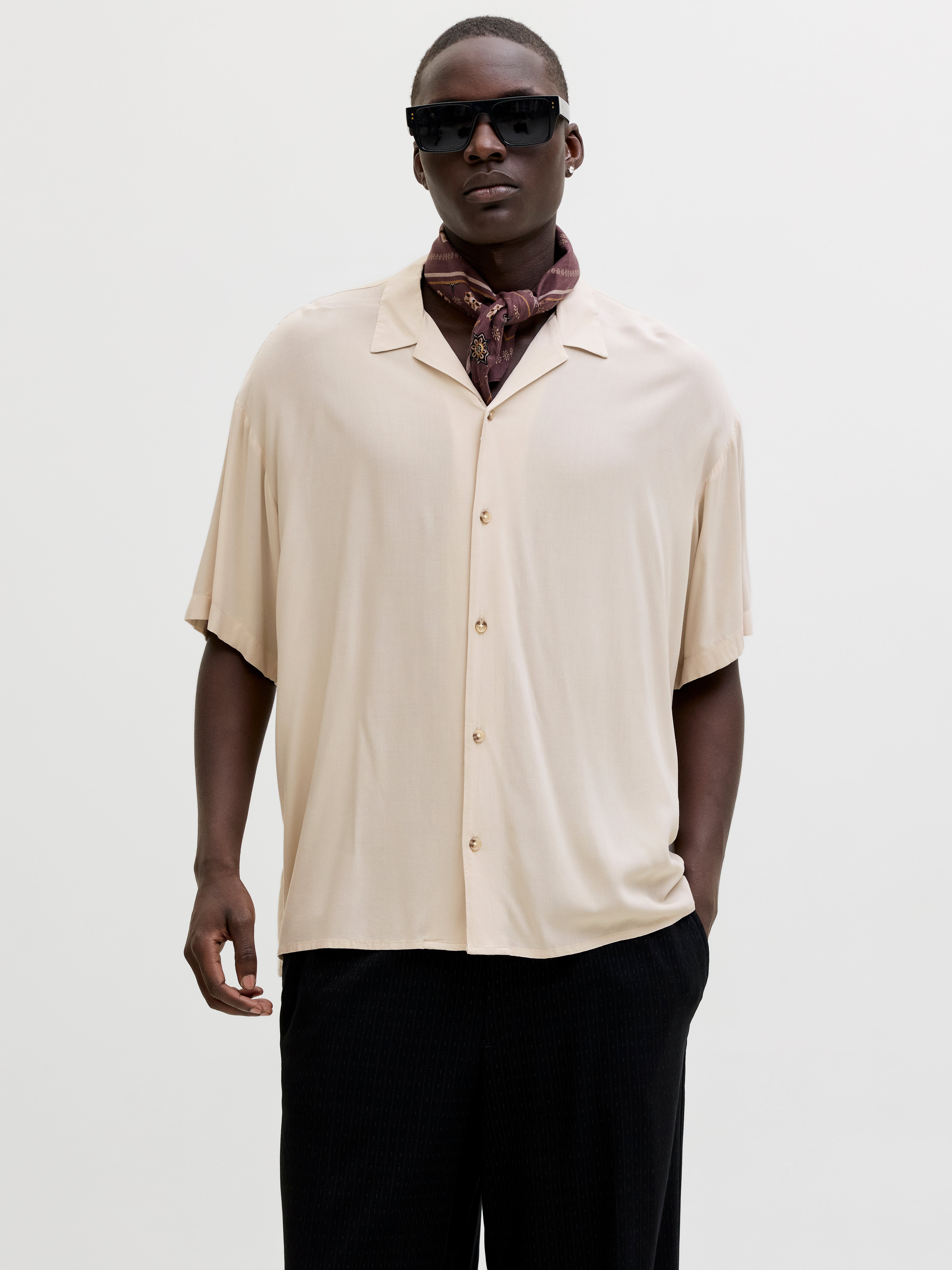 Loose Fit Hawaii-hemd