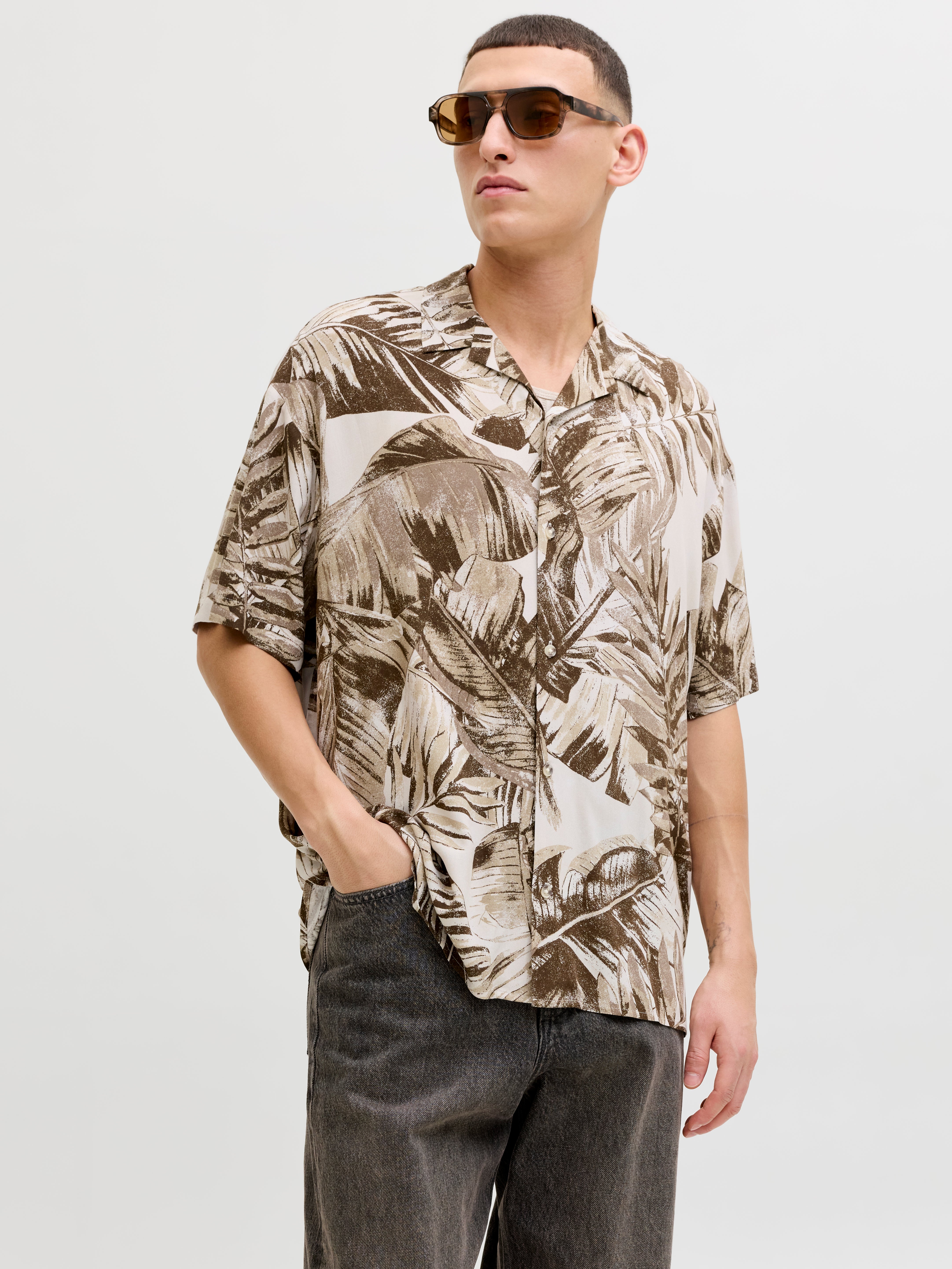 Loose Fit Hawaii-hemd