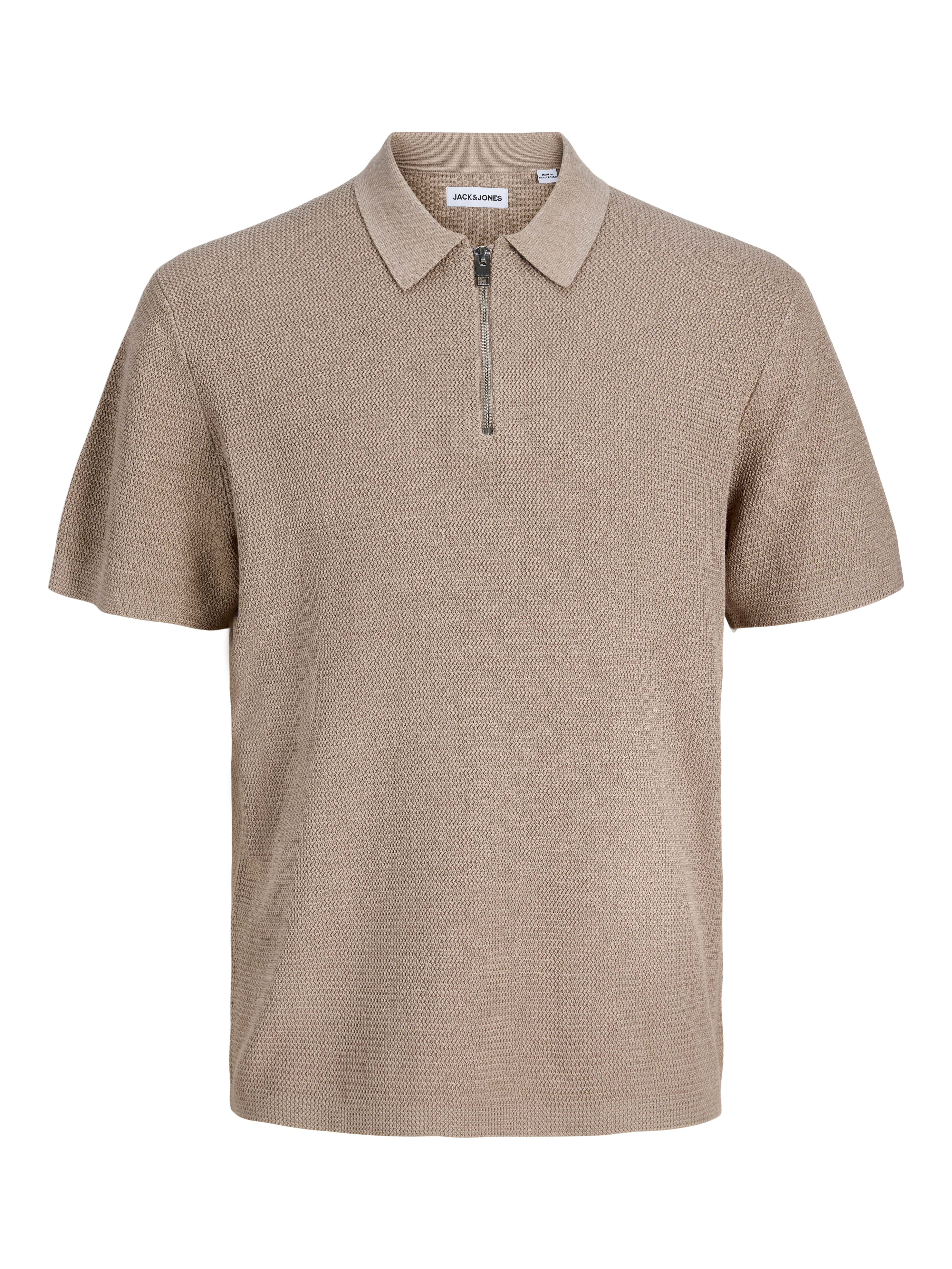 Plus Size Gestricktes Polo