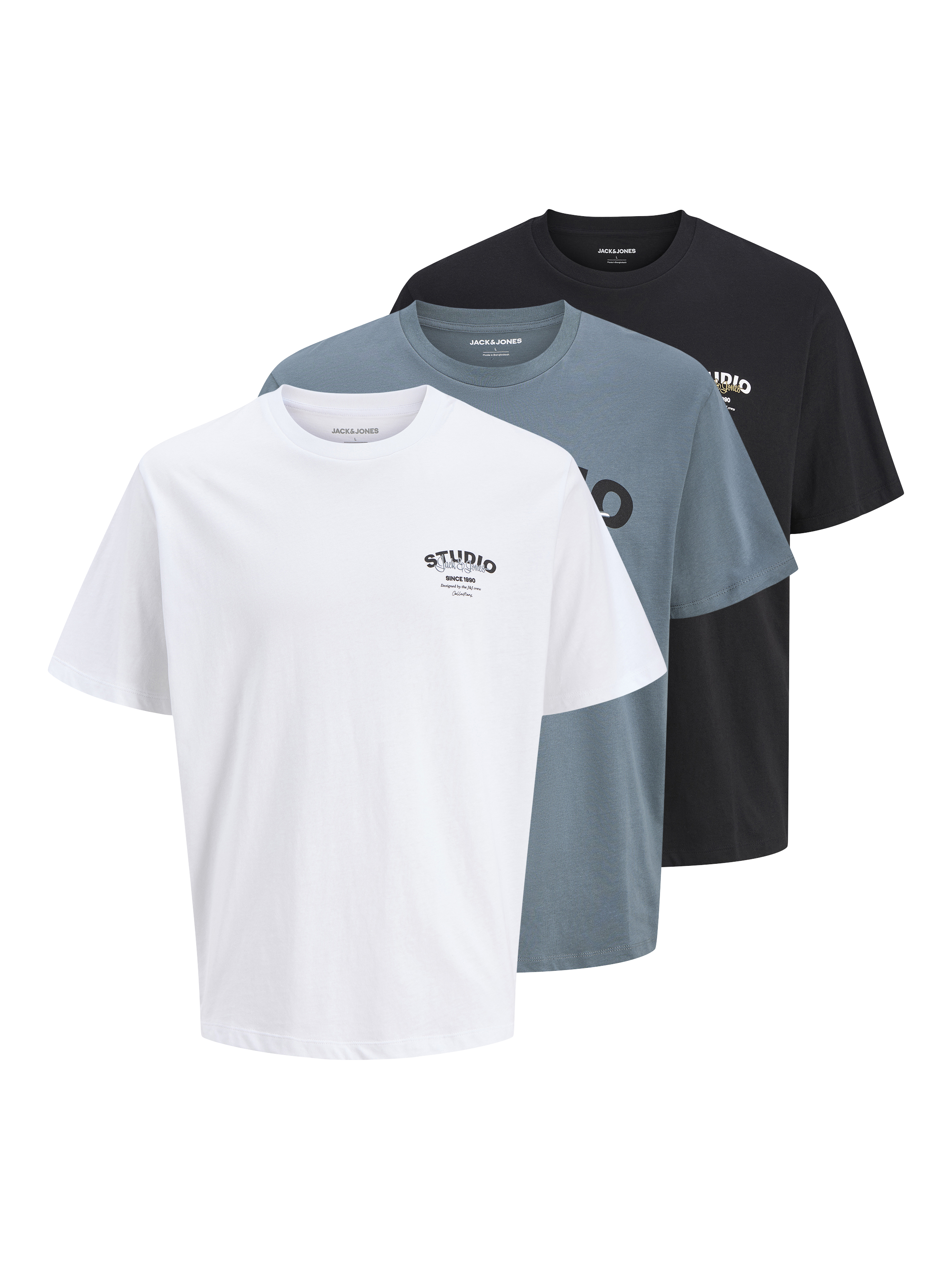 Thumbnail - Plus Size 3er-pack Gedruckt T-shirt