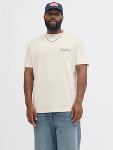 Jack & Jones Plus Size Póló -Antique White - 12289126