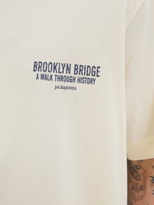 Jack & Jones Plus Size T-shirt -Antique White - 12289126