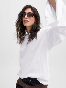 JJXX JXANDREA Langarm-T-Shirt -Bright White - 12289176
