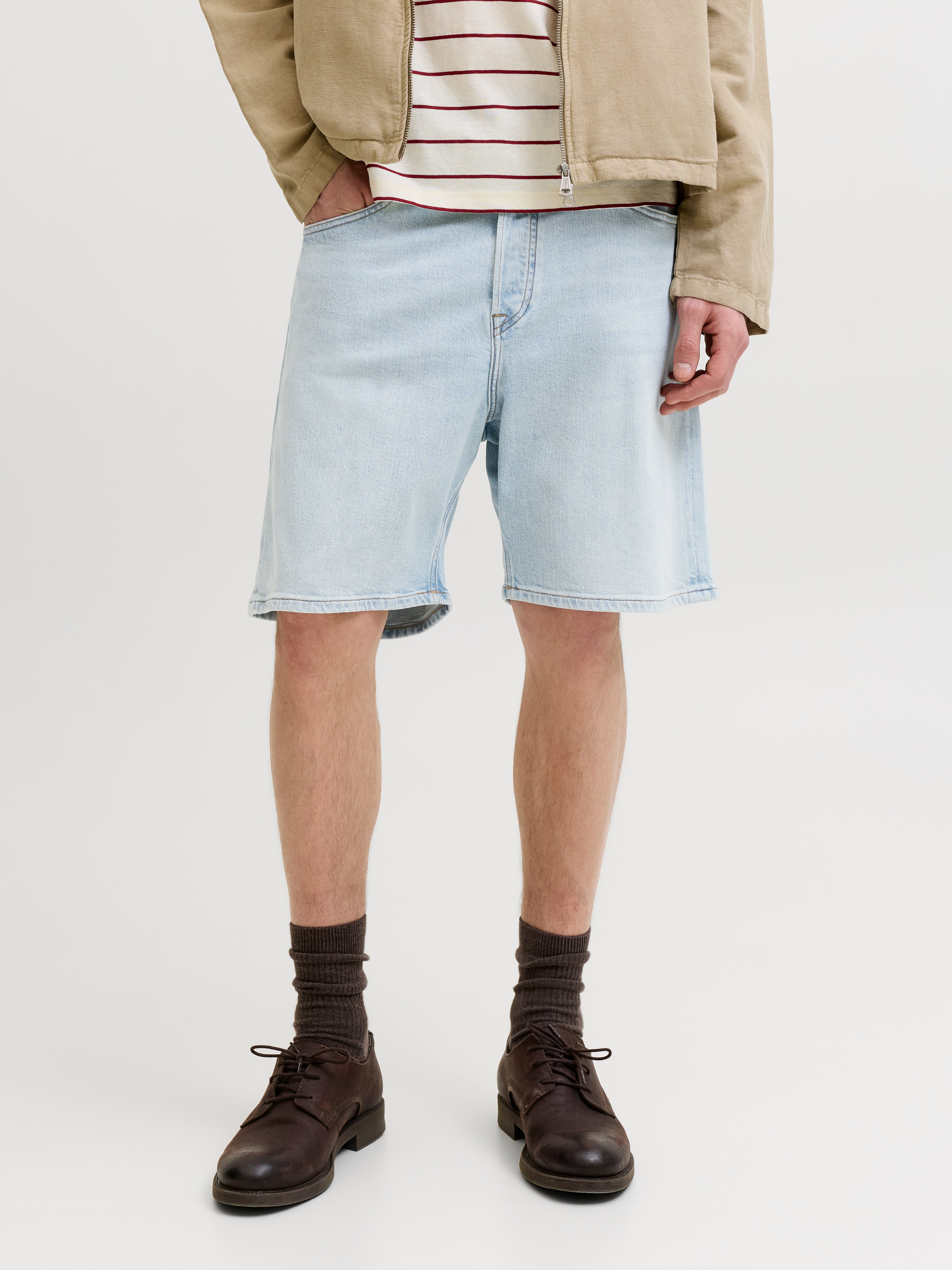 Thumbnail - Relaxed Fit Jeans-shorts