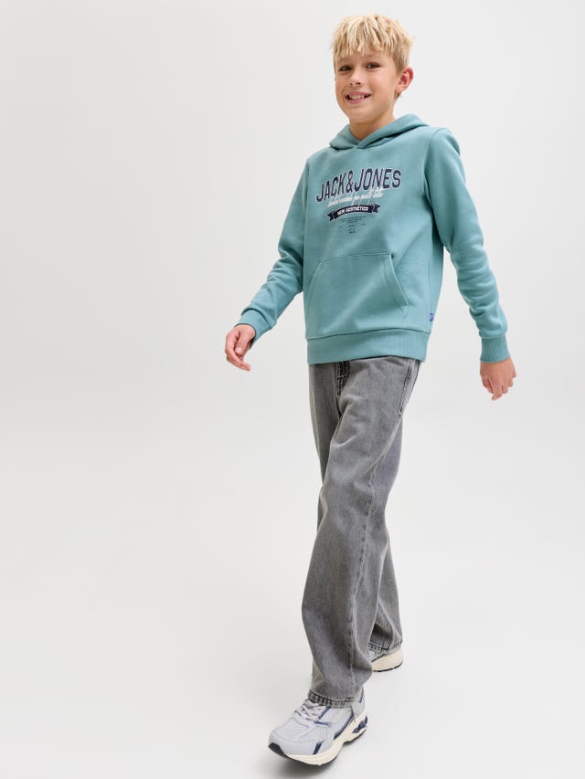 Jeans Coupe Ajustée Jack & Jones Pour Garçon – 100% Coton, Style Décontracté