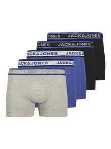Jack & Jones Plus Size 5-pakkainen Alushousut -Light Grey Melange - 12289322