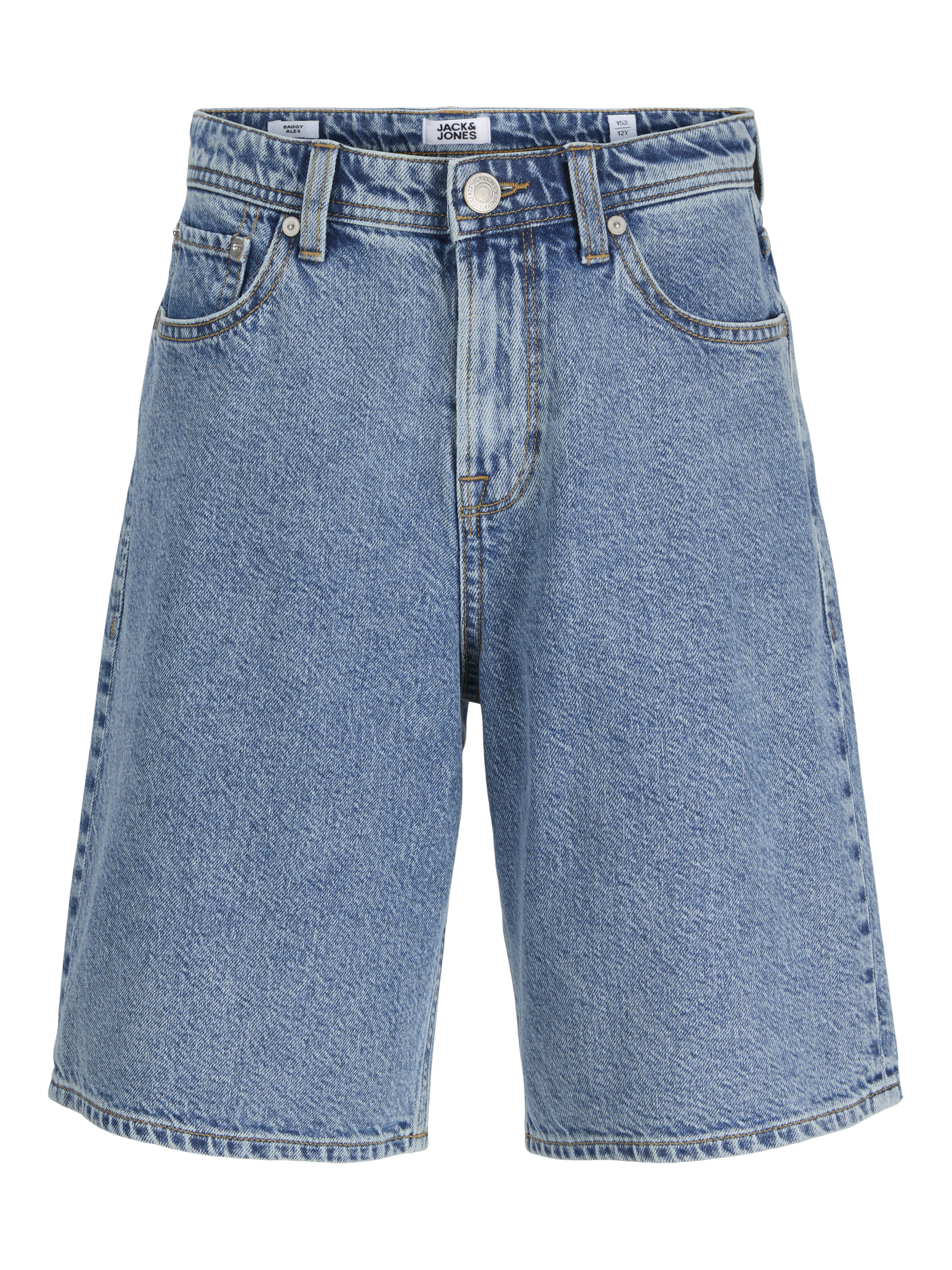 Thumbnail - Baggy Fit Jeans-shorts Junior