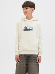Jack & Jones Hoodie -Antique White - 12289412