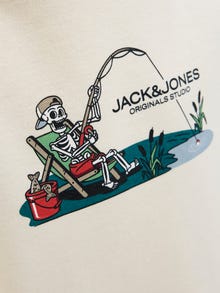 Jack & Jones Hoodie -Antique White - 12289412