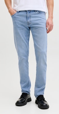 JJIGLENN JJFELIX NS 464 NOOS Slim Fit Jeans | Mittelblau | Jack & Jones®