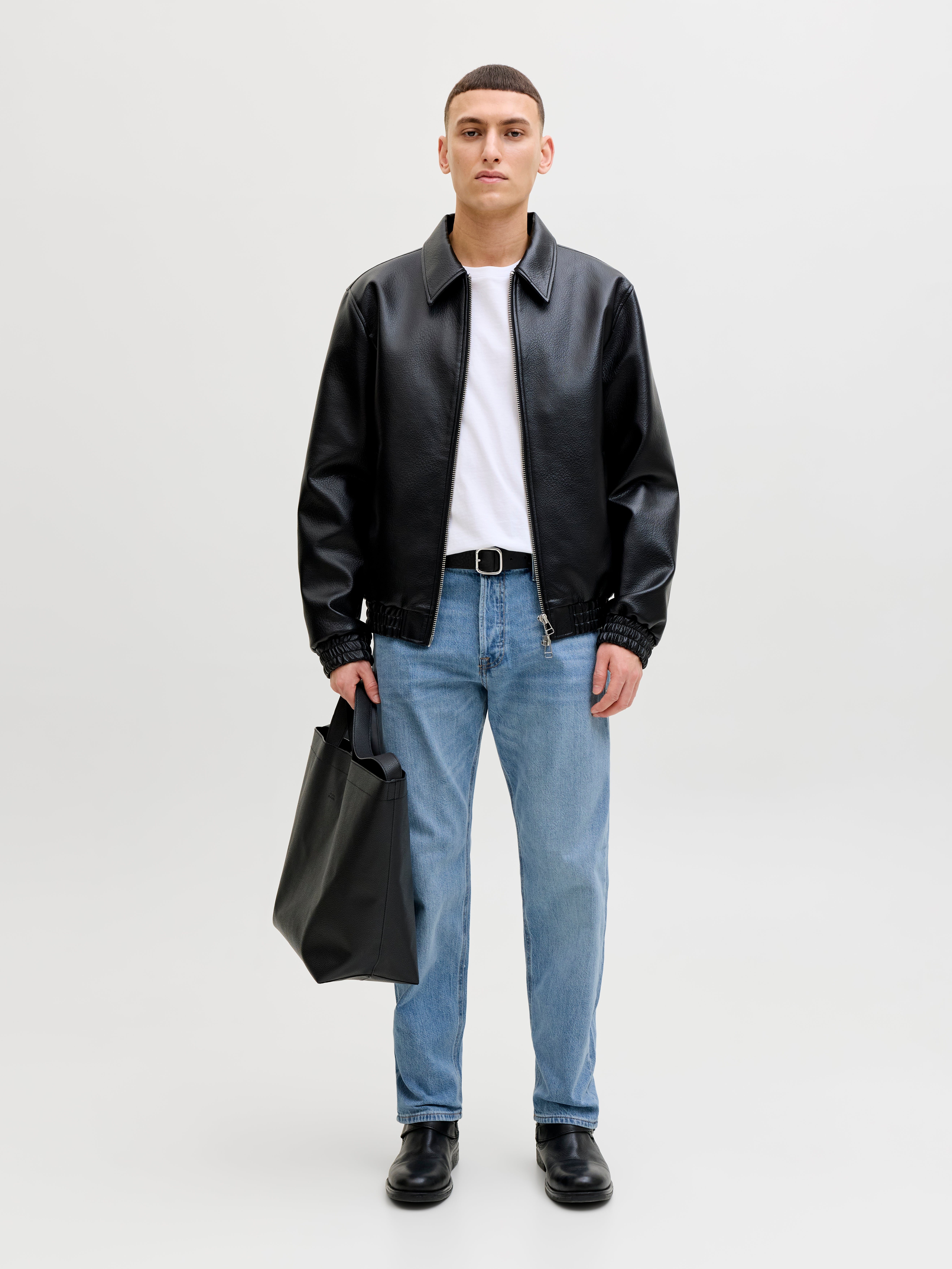 JJICHRIS JJORIGINAL NS 916 Relaxed Fit Jeans | Medium Blue | Jack