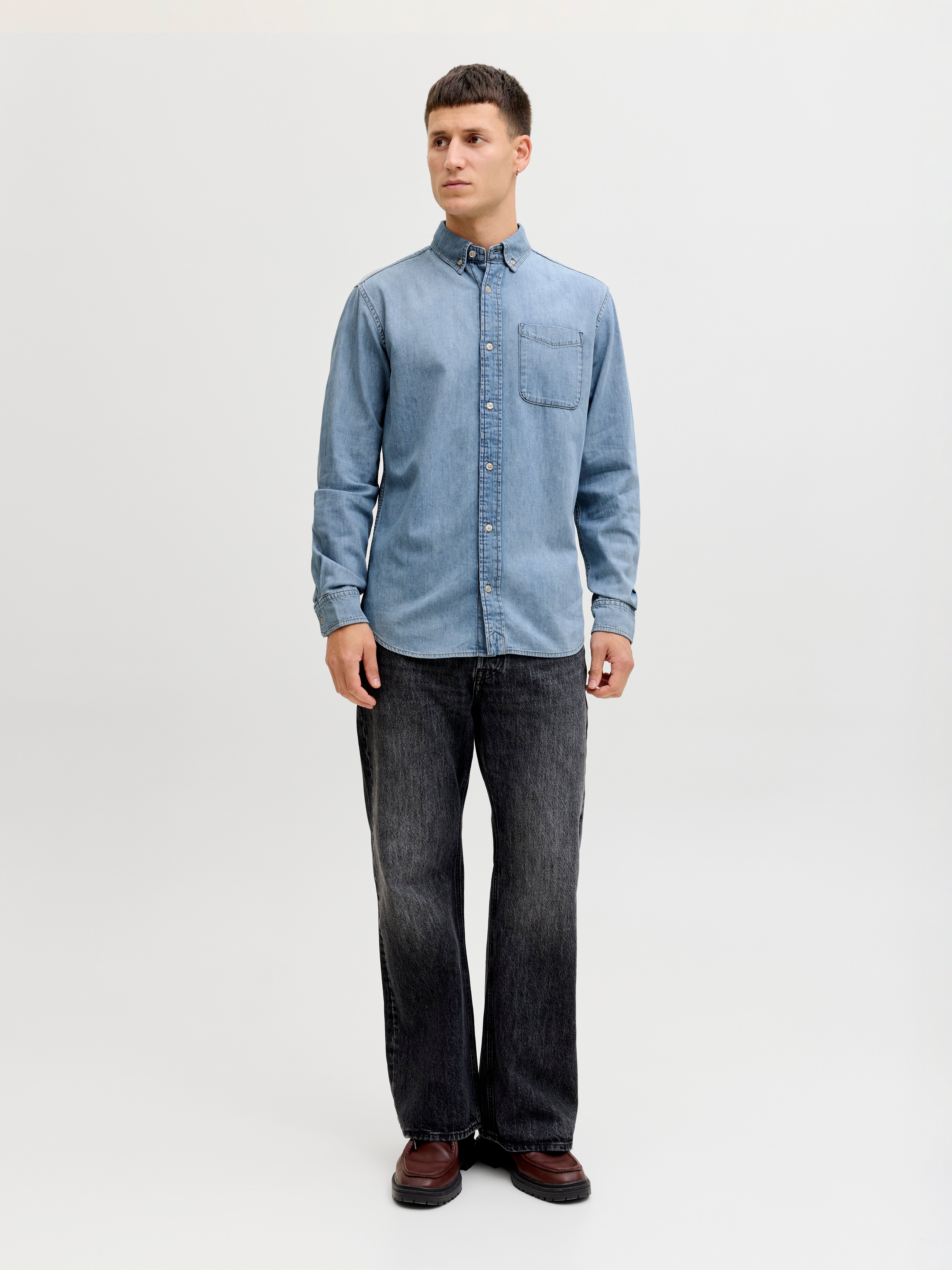 Thumbnail - Regular Fit Jeanshemd