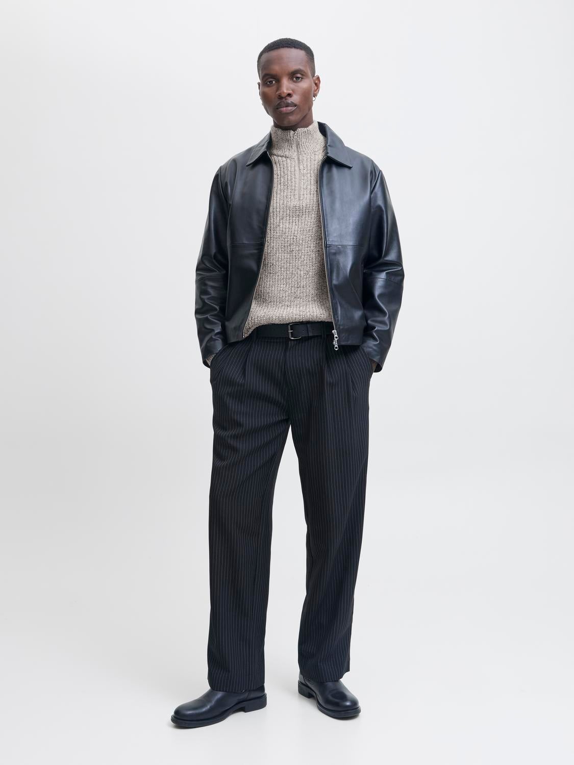 Thumbnail - Sweatshirt Mit Halbem Reißverschluss