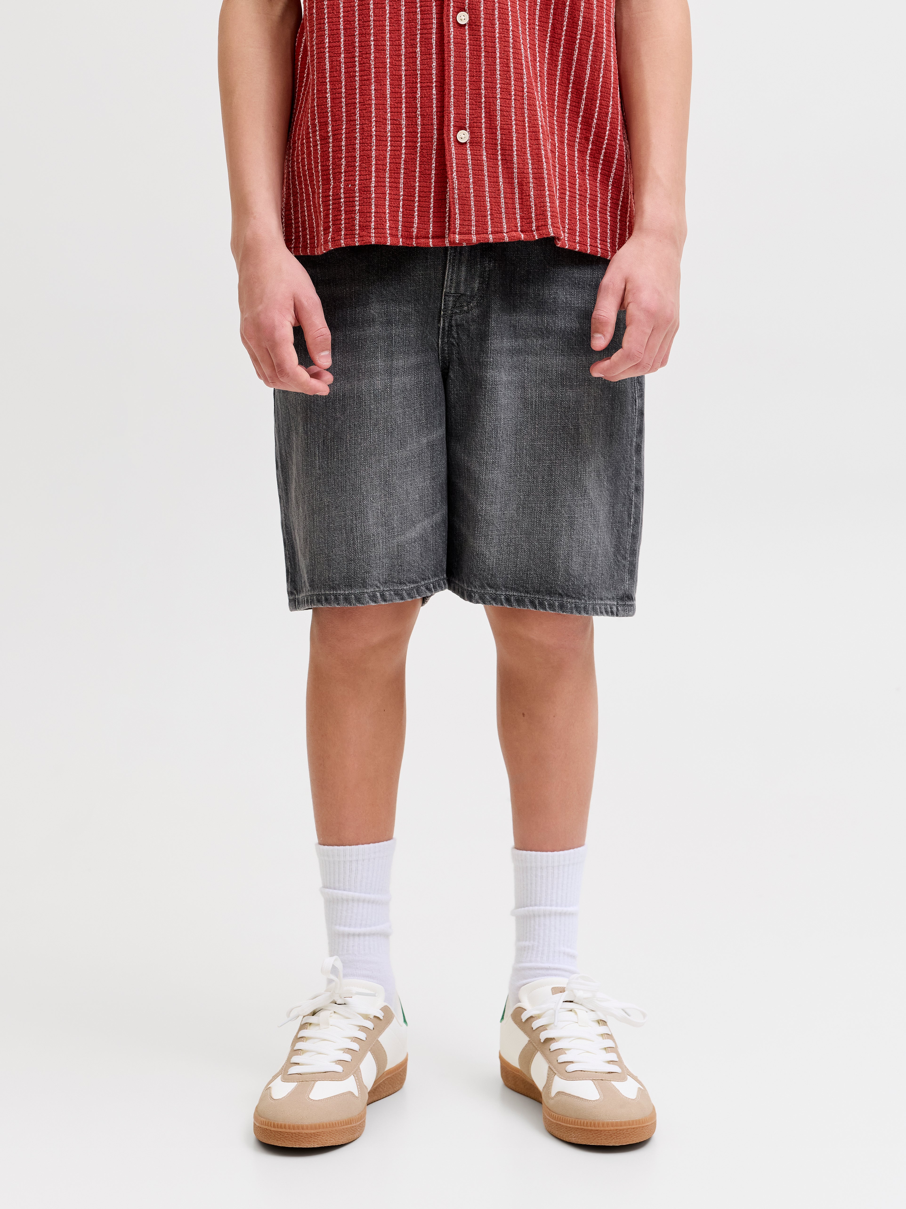 Thumbnail - Loose Fit Jeans-shorts Junior
