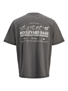 Jack & Jones T-shirts -Asphalt - 12290424