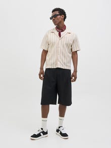 Jack & Jones Szeroki kołnierz włoski Koszula polo -Mocha Meringue - 12290528