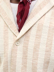 Jack & Jones Szeroki kołnierz włoski Koszula polo -Mocha Meringue - 12290528