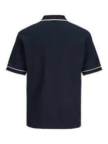 Jack & Jones Gespreide kraag Polo shirt -Sky Captain - 12290529