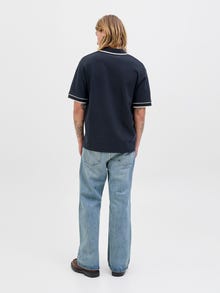 Jack & Jones Gespreide kraag Polo shirt -Sky Captain - 12290529