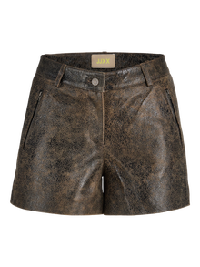 JJXX JXBEA Ledershorts -Licorice - 12290602