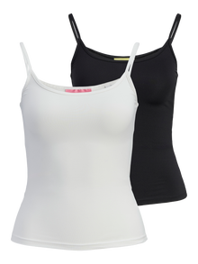JJXX Pack de 2 JXSAGA Top -Blanc de Blanc - 12290755