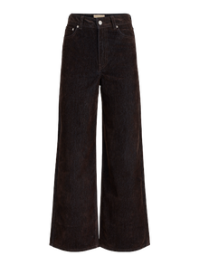 JJXX JXTOKYO FLOCK WIDE HW DNM -Brown Denim - 12290761