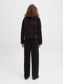 JJXX JXTOKYO FLOCK WIDE HW DNM -Brown Denim - 12290761