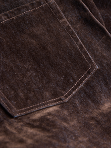 JJXX JXTOKYO FLOCK WIDE HW DNM -Brown Denim - 12290761