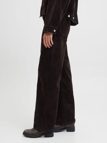 JJXX JXTOKYO FLOCK WIDE HW DNM -Brown Denim - 12290761