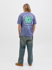 Jack & Jones Rundhalsausschnitt T-shirt -Nightshadow Blue - 12291095