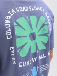 Jack & Jones Rundhalsausschnitt T-shirt -Nightshadow Blue - 12291095