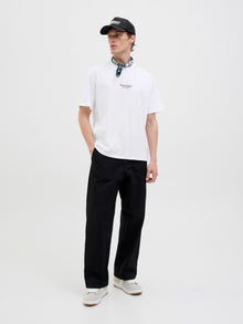 Jack & Jones Okrągły dekolt T-shirt -White - 12291109