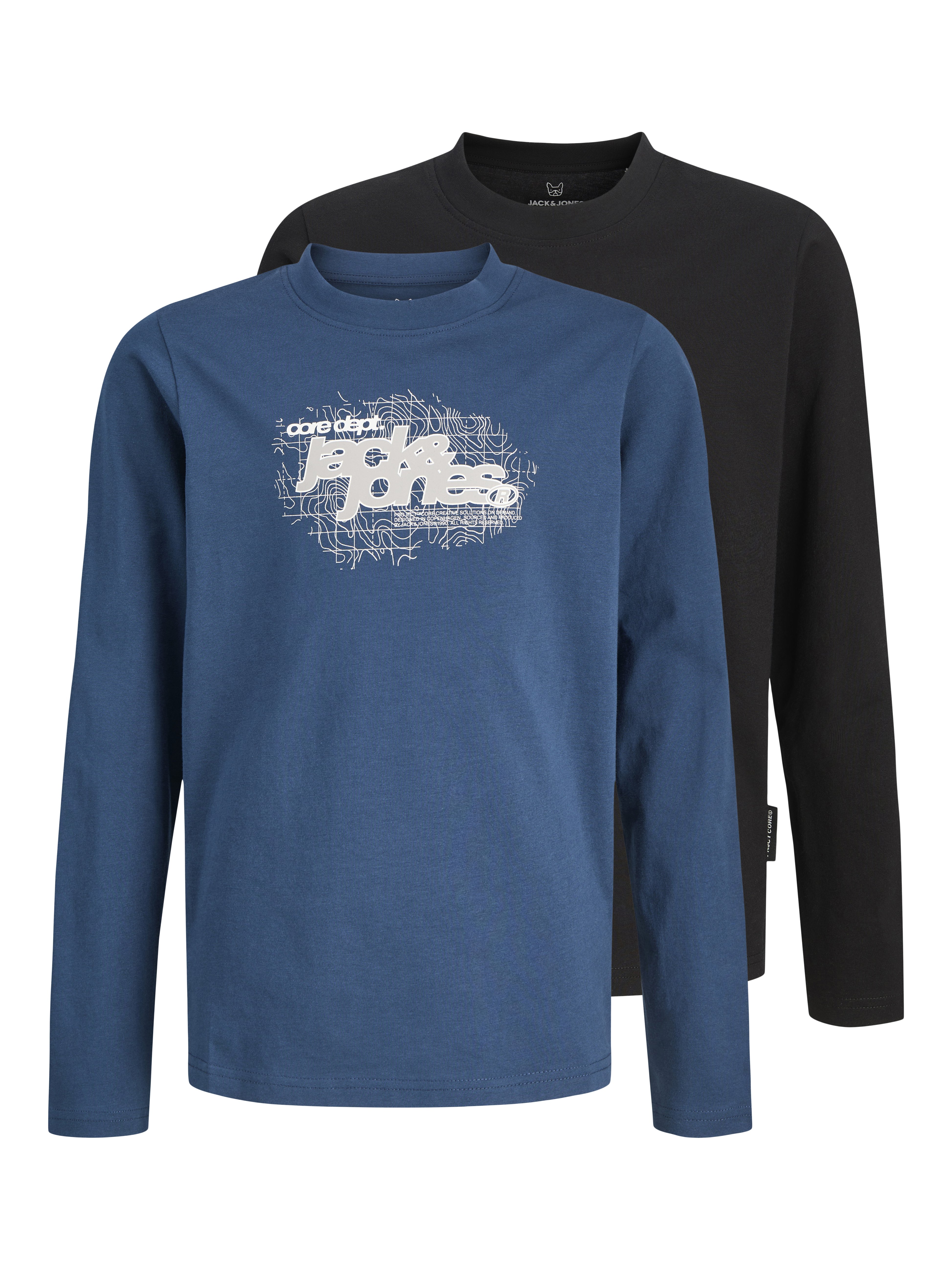 Thumbnail - 2er-pack Langarm-t-shirt Junior