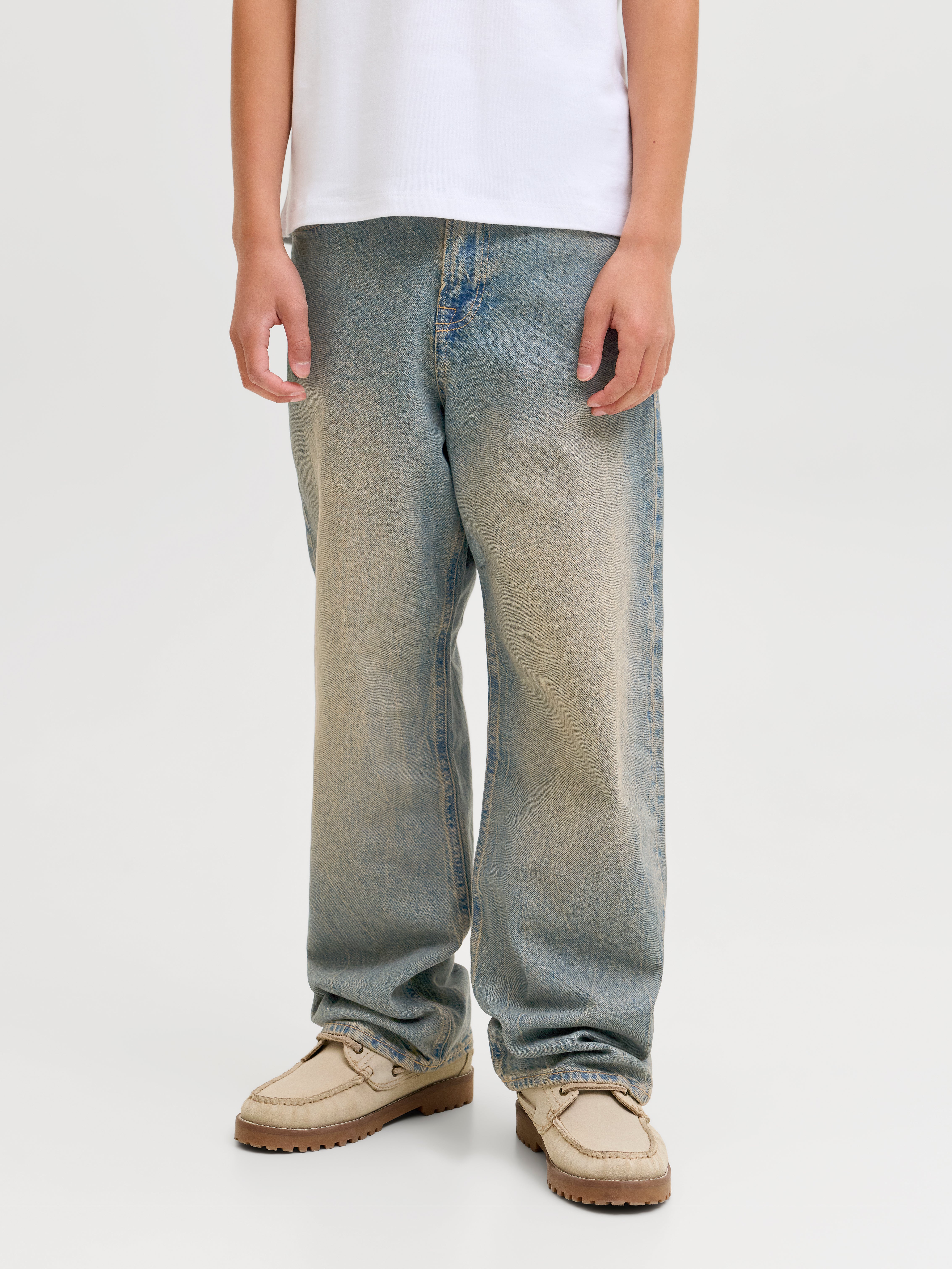 Jjialex Jjioriginal Sq 337 Bf Jnr Baggy Fit Jeans Junior