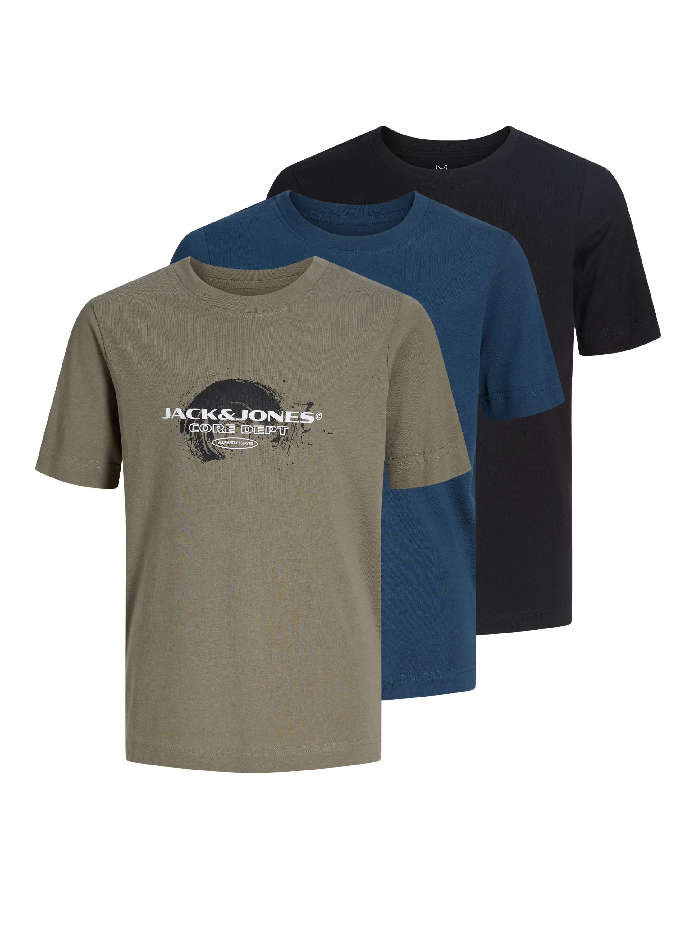 Thumbnail - 3er-pack T-shirt Junior