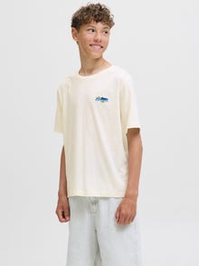 Jack & Jones T-shirt Junior -Egret - 12291612