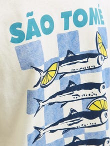 Jack & Jones T-shirt Junior -Egret - 12291612
