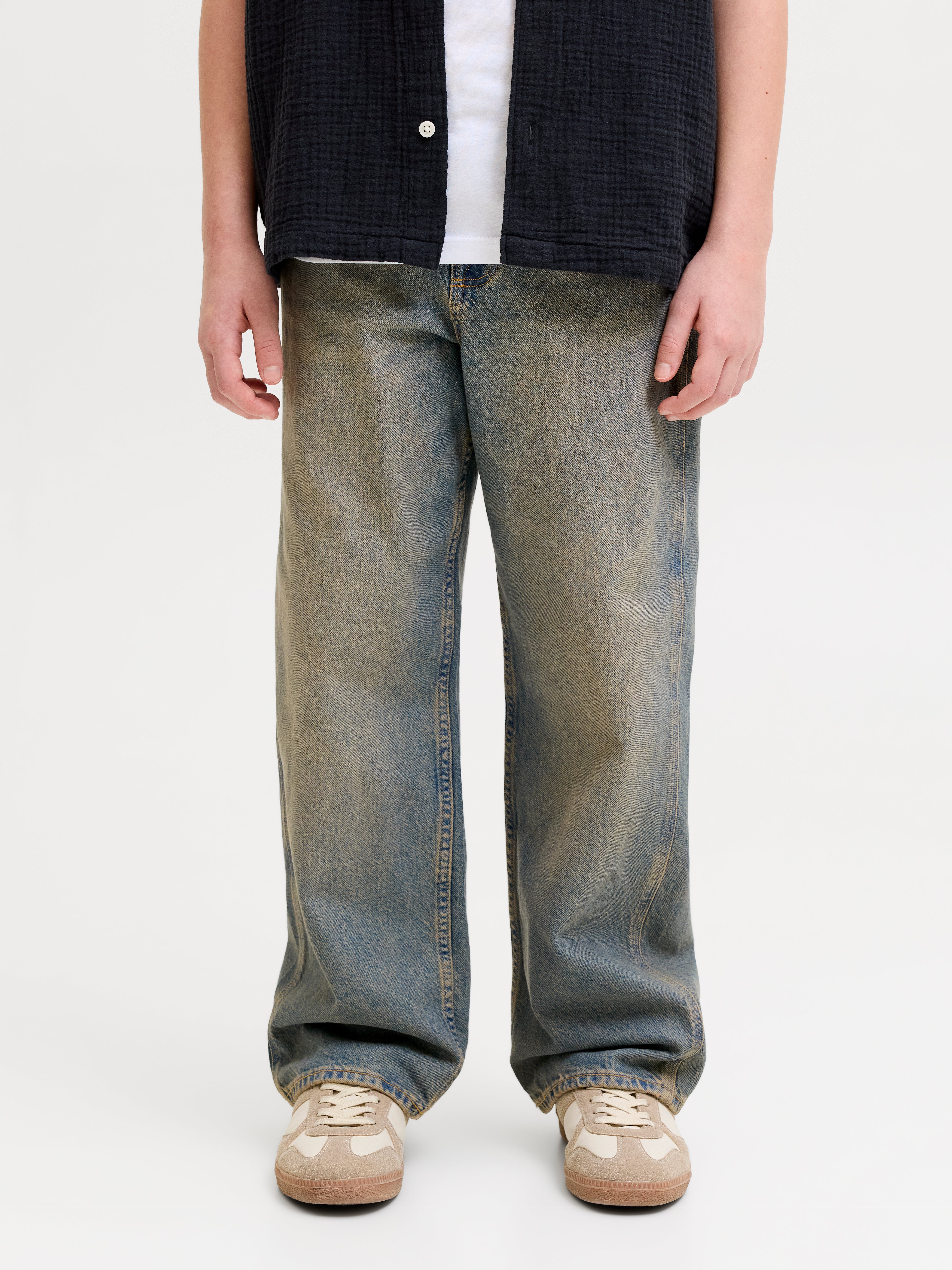 Jjialex Jjnorrebro Sq 226 Ln Jnr Baggy Fit Jeans Junior