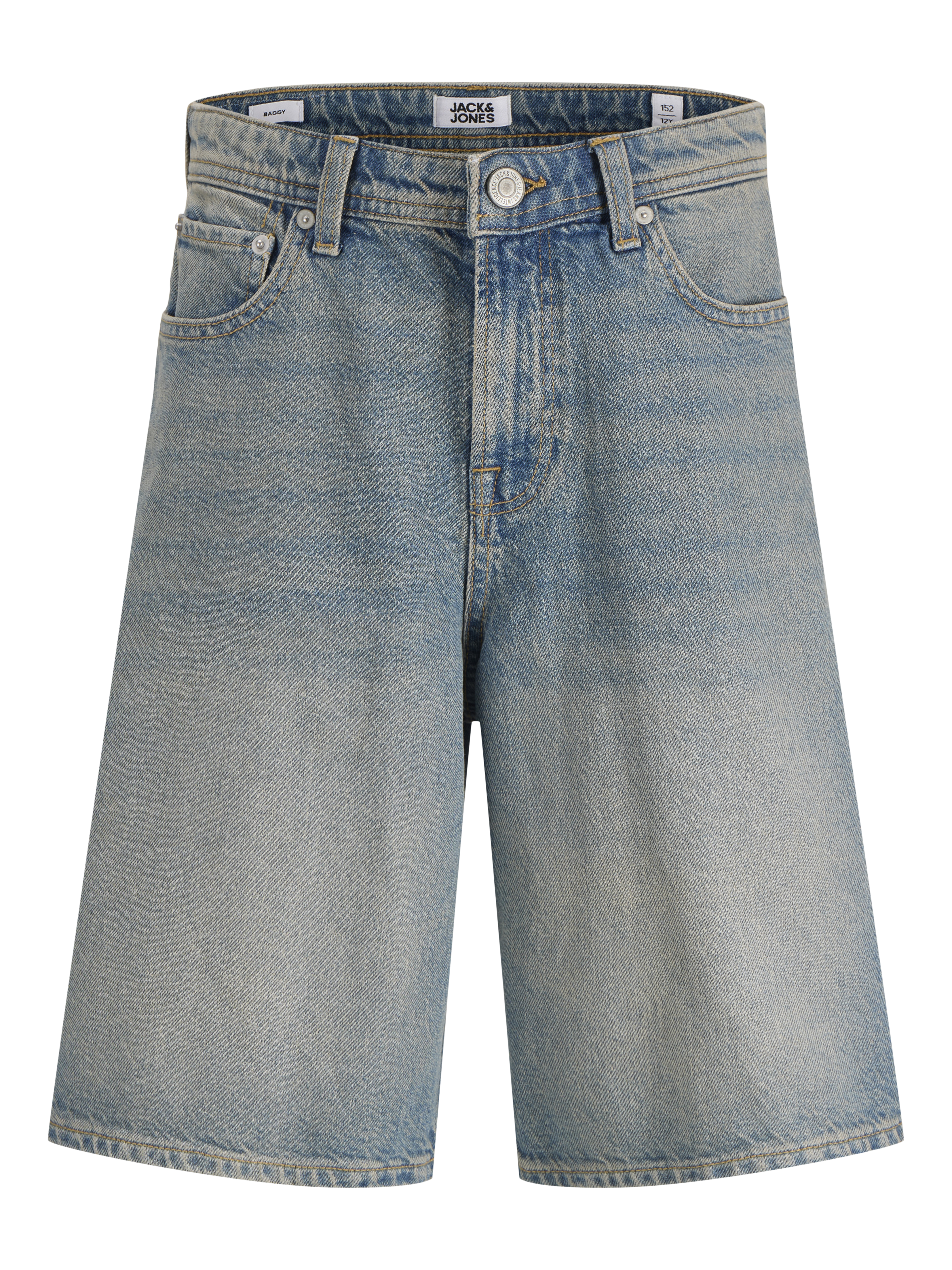 Thumbnail - Baggy Fit Jeans-shorts Junior