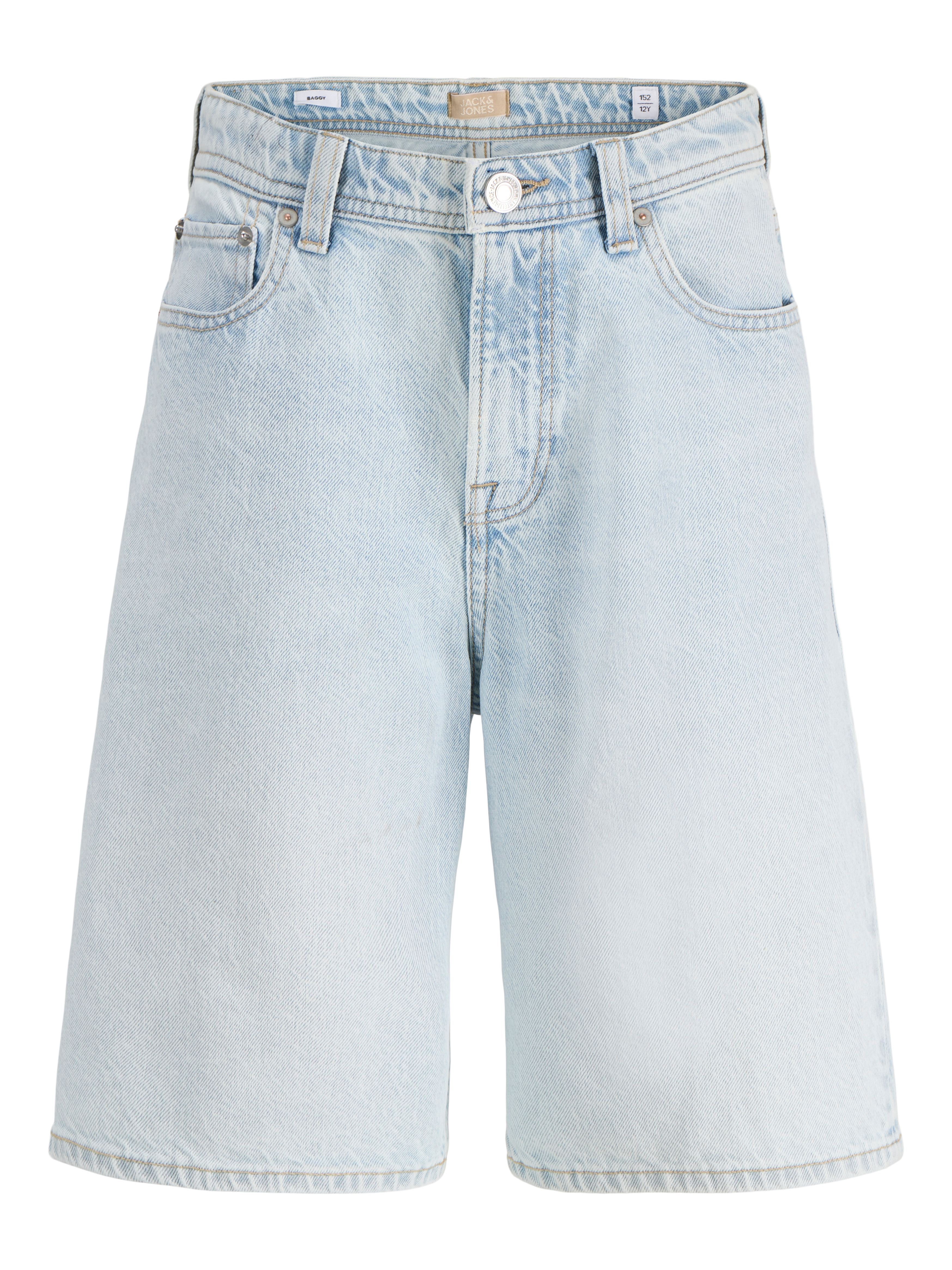 Thumbnail - Baggy Fit Jeans-shorts Junior
