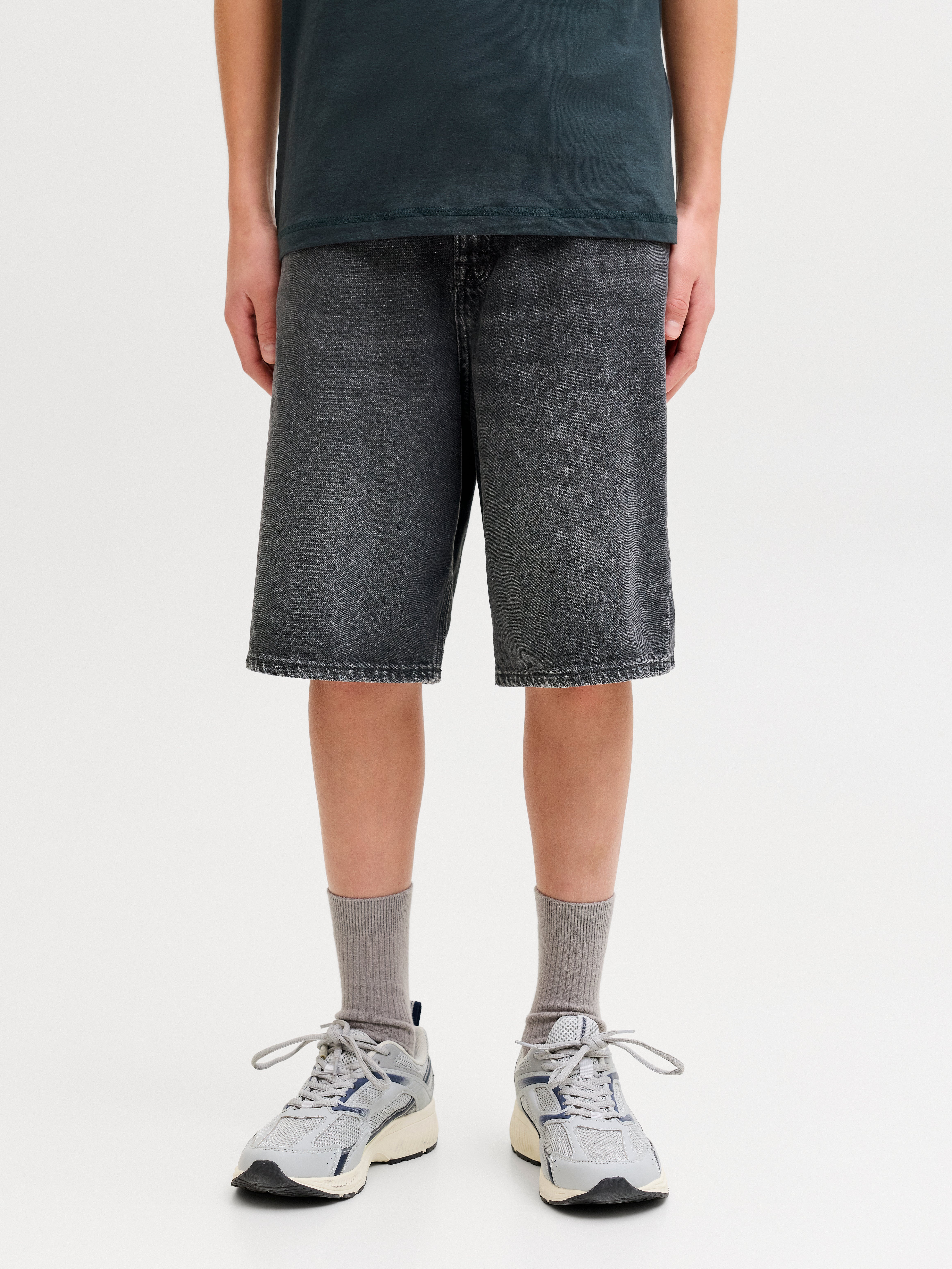 Thumbnail - Baggy Fit Jeans-shorts Junior