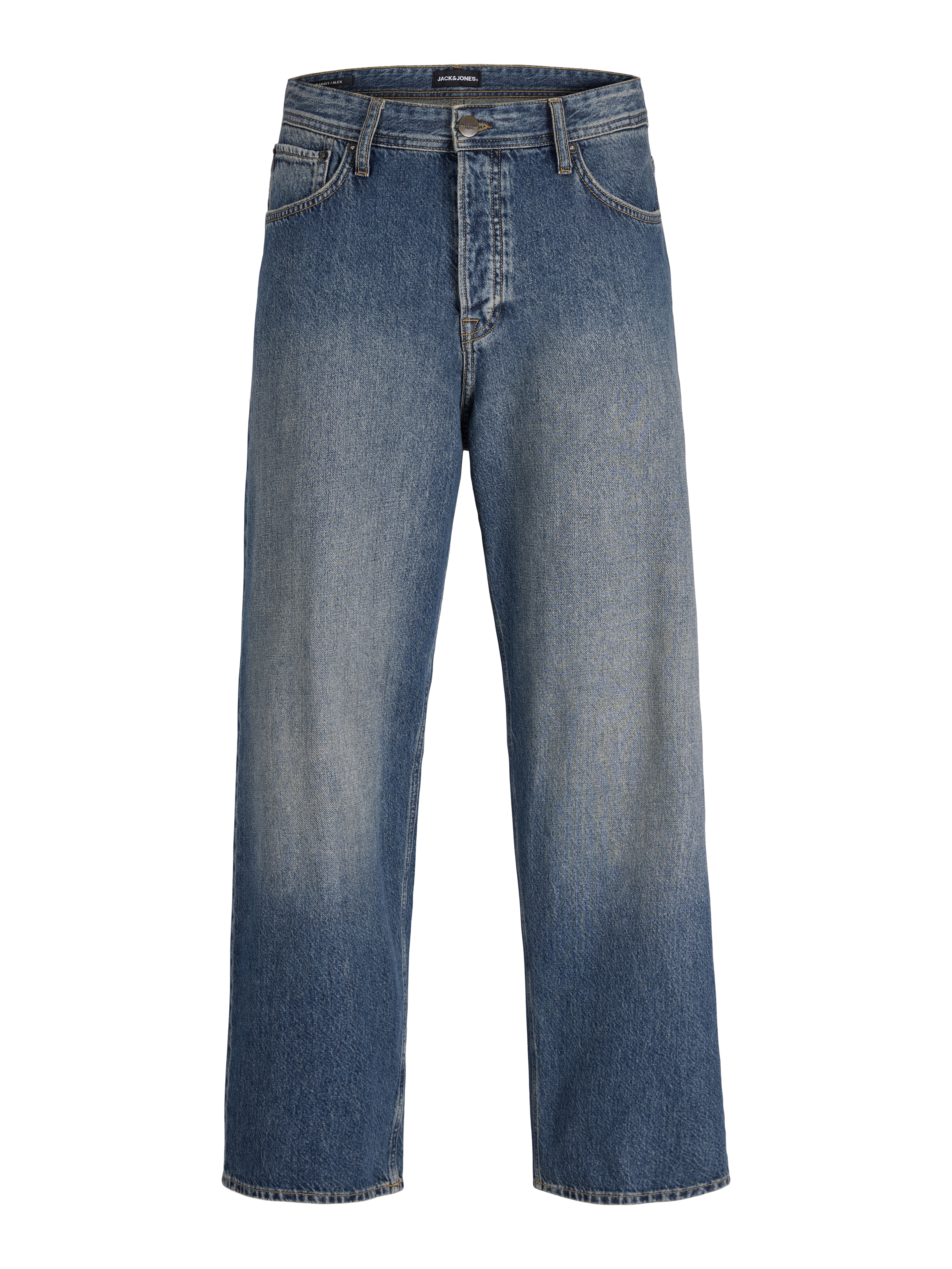 Thumbnail - Plus Size Jjichris Jjioriginal St 336 Blu Bf Pls Relaxed Fit Jeans