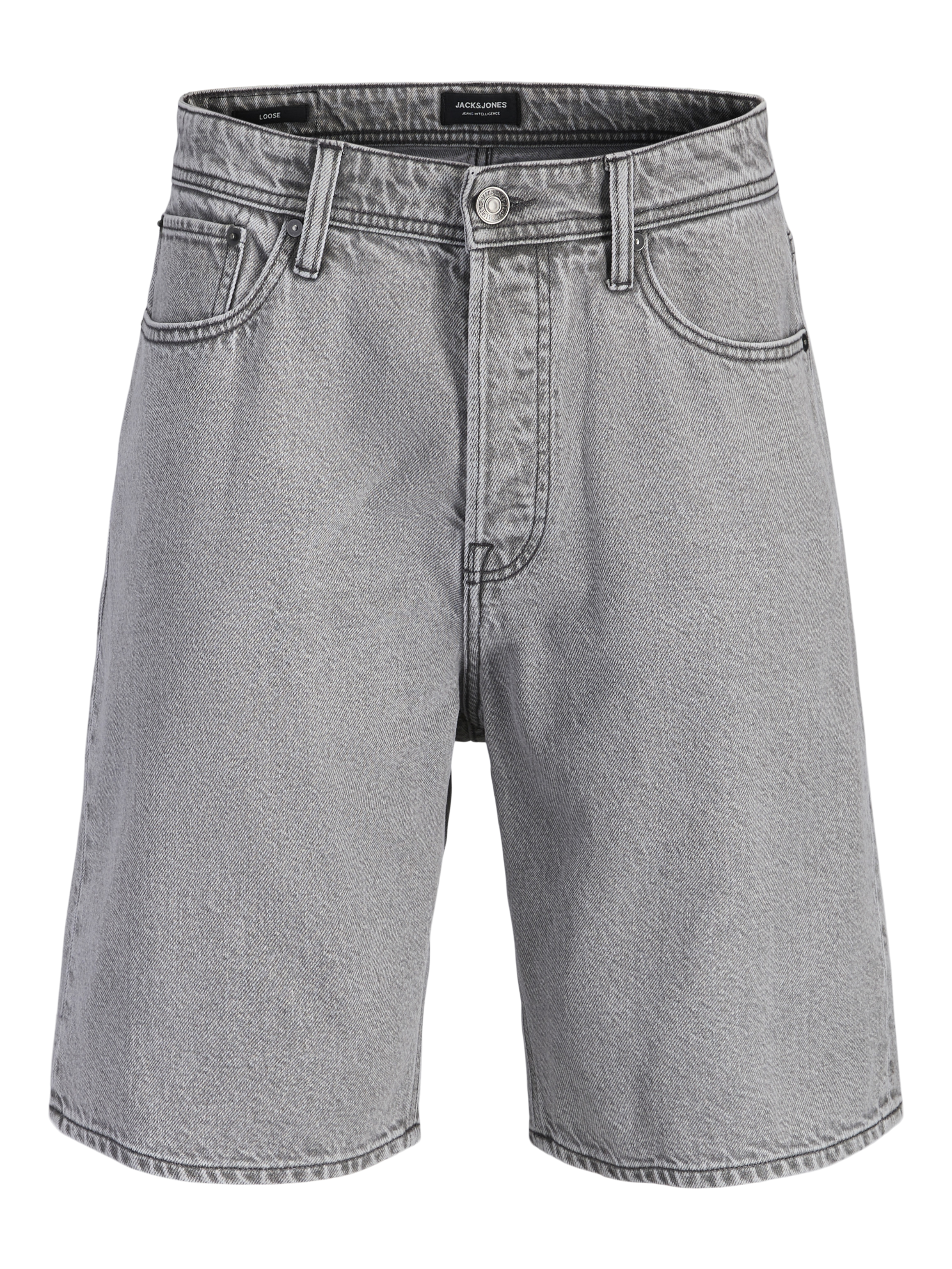 Plus Size Loose Fit Jeans-shorts