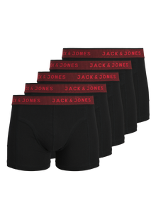 Jack & Jones 5-pack Trunks -Fiery Red - 12293346
