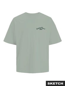 Jack & Jones Ronde hals T-shirts -Desert Sage - 12293621