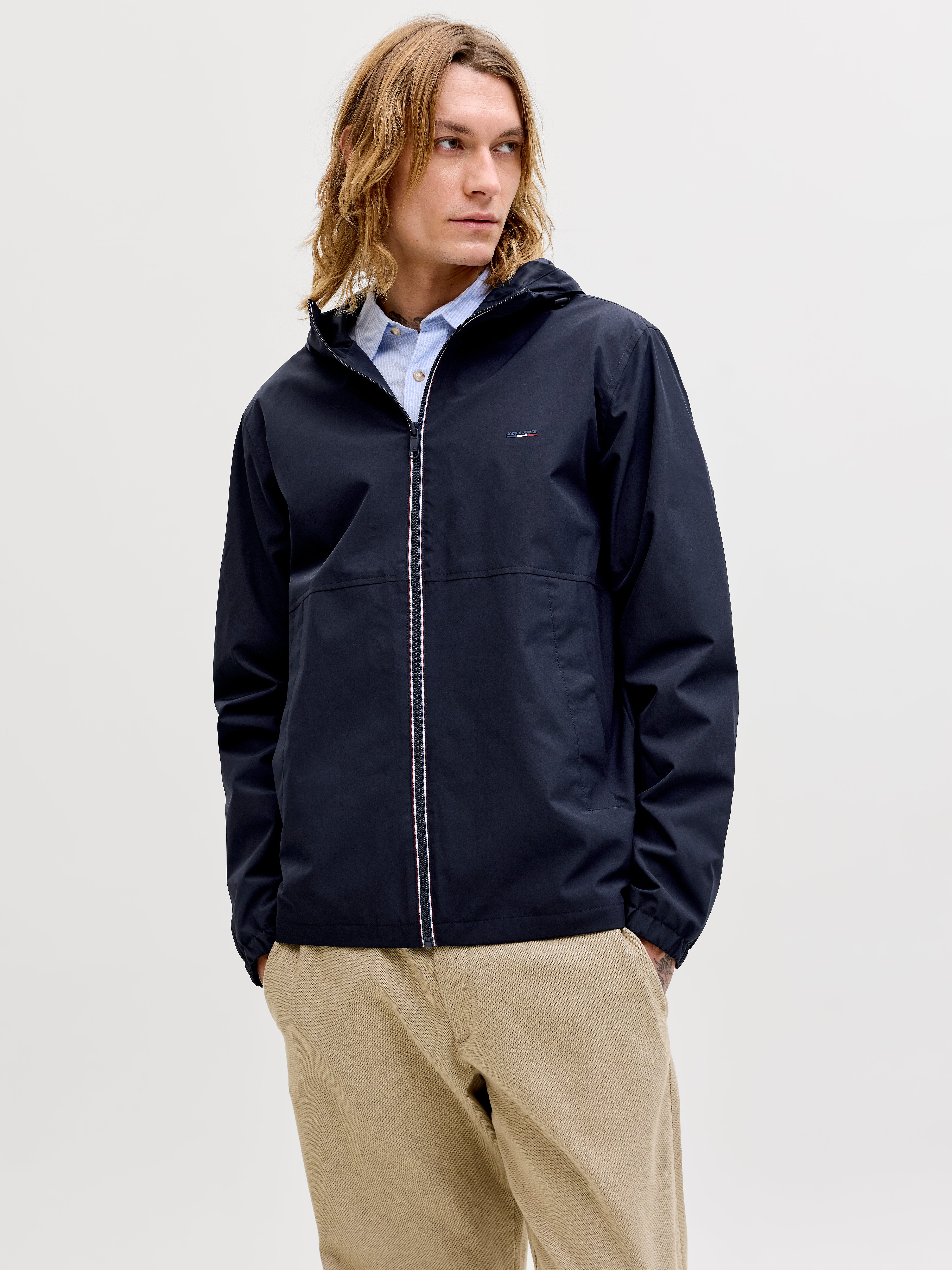 Jack Jones Jcocrest Scuba Jacket Outer Space - Giacche Uomo Blu Jack Jones Jcocrest Scuba Jacket Outer Space - Giacche Uomo Blu